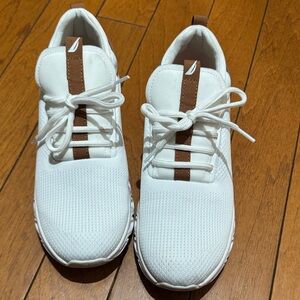 Nautica White and Brown Women's Sneakers